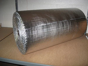 3/16" Double Foil Bubble Insulation Reflective Wrap - 24" X 125' SHIPS FREE! - Picture 1 of 2