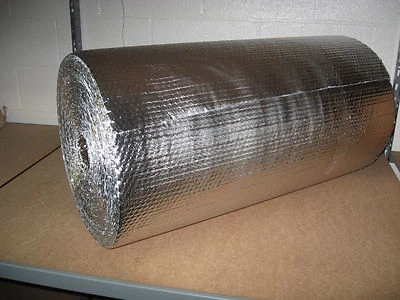 3/16" Double Foil Bubble Insulation Reflective Wrap - 24" X 125' SHIPS FREE! - Image 1 of 2