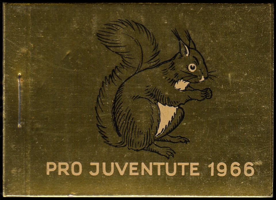 Suiza Switzerland Carnet C-778 1966 Para la juventud Animales diversos MNH - Imagen 1 de 1