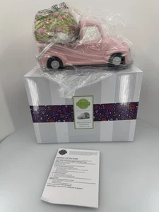 Scentsy Retro LKW Wärmer mit Blumenlieferdeckel rosa Neu im Karton - Bild 1 von 8