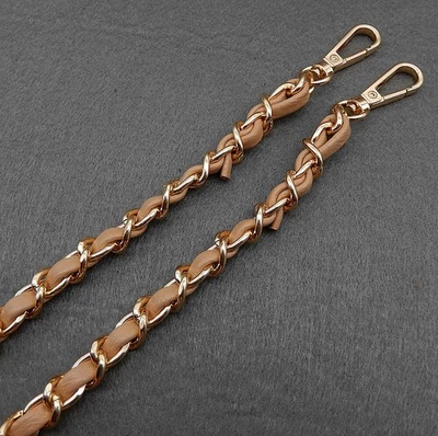 Bandolera de cuero de repuesto con cadena bandolera bolso de mano correa Foto 1 de 3