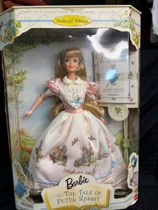 Barbie The Tale of Peter Rabbit 1997 edición coleccionista muñeca Barbie #19360 - Imagen 1 de 5