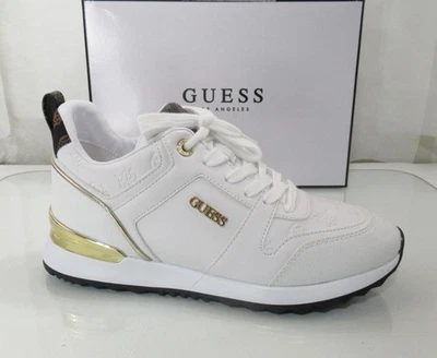 Guess Los Angeles Kadlin Logo Detallado Retro Jogger Tenis Blanco Talla 9 Foto 1 de 4