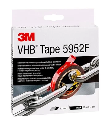 3M Nastri Adesivi Vhb ad Ottima Resistenza 5952F - Ottima Adesione Su Verni jmz3 - Immagine 1 di 4