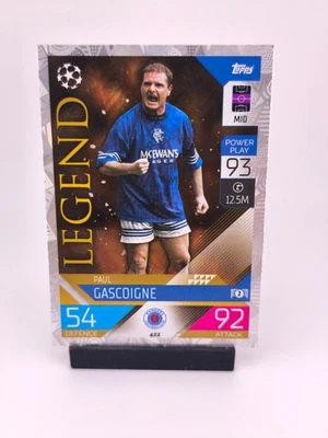 Paul Gascoigne LEGEND 2022-23 Topps Match Attax UCL Rangers FC - Image 1 of 2
