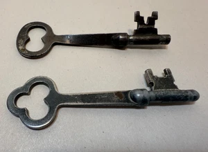 2 x Antik Schrank Schubladenschloss Türschlüssel 3" - Bild 1 von 5