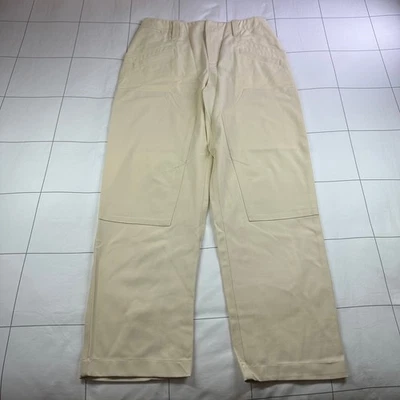 Rag & Bone Pants Womens 4 Ecru Cream Malia Japanese Twill Cargo Pockets Cotton - Image 1 of 4