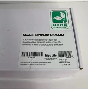 TRIPP LITE N785-001-SC-MM / N785001SCMM Sc Media Converter 850 Nm - Picture 1 of 2