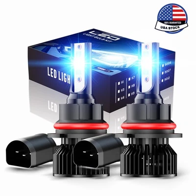 For Mazda MPV  1989-1995 2PCS 9007 Ice blue 8000k LED Headlight High/Low Beam - Image 1 of 4