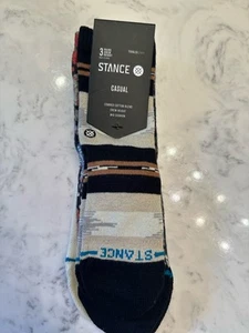 Stance Toddler 3 Pk Multicolor/Print Crew Sock Set 2-4 Yr Cotton Cushion NWT! - Picture 1 of 4