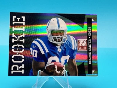 2011 Donruss Elite Delone Carter Rookie /999 Indianapolis Colts #132 - Image 1 of 2