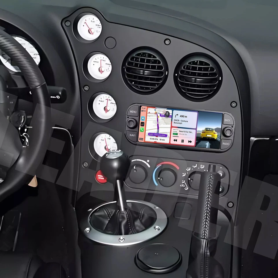 6.86" Android 13 Carplay Car Stereo Radio GPS Navi DSP For 2004-2010 Dodge Viper - Image 1 of 4