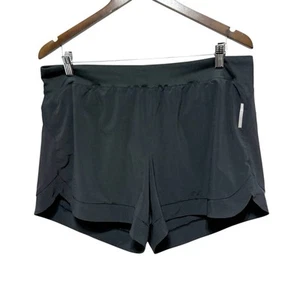 Pantalones Cortos Rei Co Op Para Mujer L Negros Forro Ligero Adjunto Correr Pull On - Imagen 1 de 9