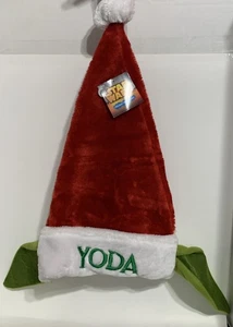 Disney Star Wars YODA Ears 18” Christmas Santa Hat Unisex OSFM New with Tags - Picture 1 of 6