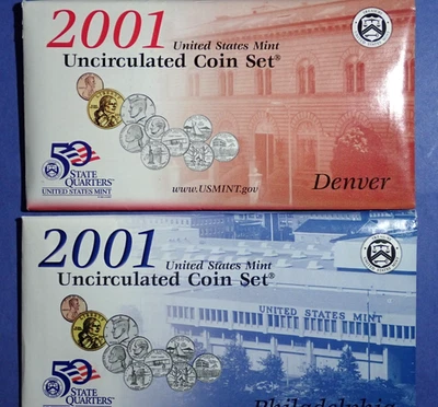 2001 Mint Set 20 Brilliant Uncirculated Coins - Image 1 of 4
