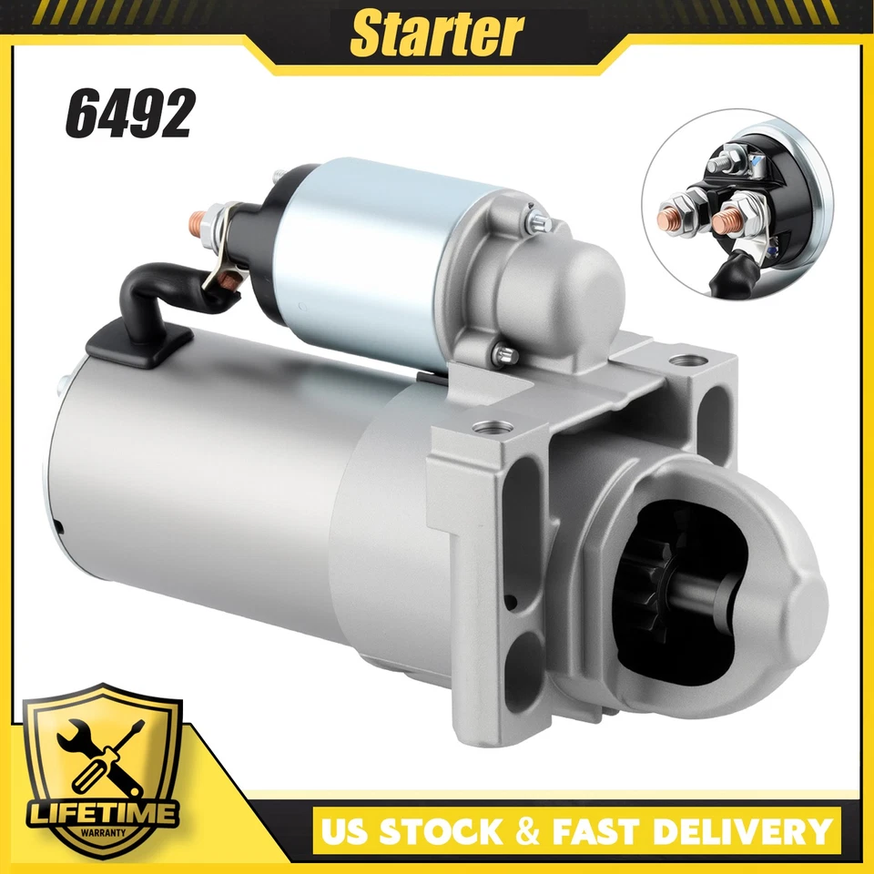 Starter For Chevrolet Silverado GMC Sierra 2500 1999-2004 6.0L V8 6492 323-1444 — 第 1/4 张图片