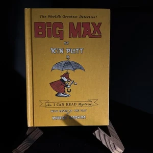 1st Edition Big Max by Kin Platt 1965 Hardcover I Can Read Mystery Vintage Book - Bild 1 von 12