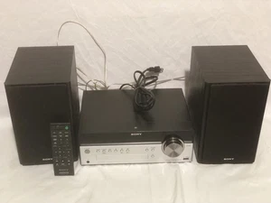 Sony CMT-SBT100 HCD-SBT100 Bluetooth USB Tuner CD Micro Audio Speakers w/ Remote - Picture 1 of 13