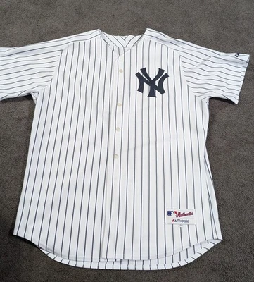 Camiseta Don Mattingly New York Yankees Auténtica Majestuosa a Rayas (Talla 52) Foto 1 de 4
