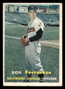 1957 Topps #146 Don Ferrarese - VG-VGEX *TedsCardShack* - Picture 1 of 2