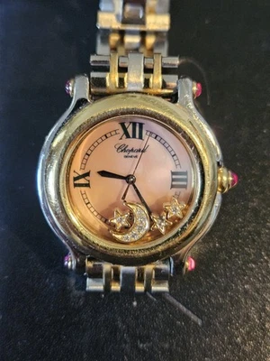 Chopard Happy Sport Moonstar 27/8239-42 / con caja / con recibos / funcionando Foto 1 de 4