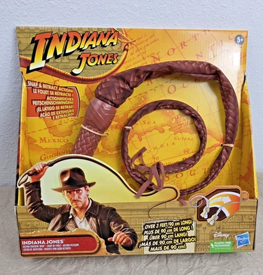 Hasbro Disney Indiana Jones Action Cravkin' Whip  Snap & Retract Action Box #404 - image 1 of 4