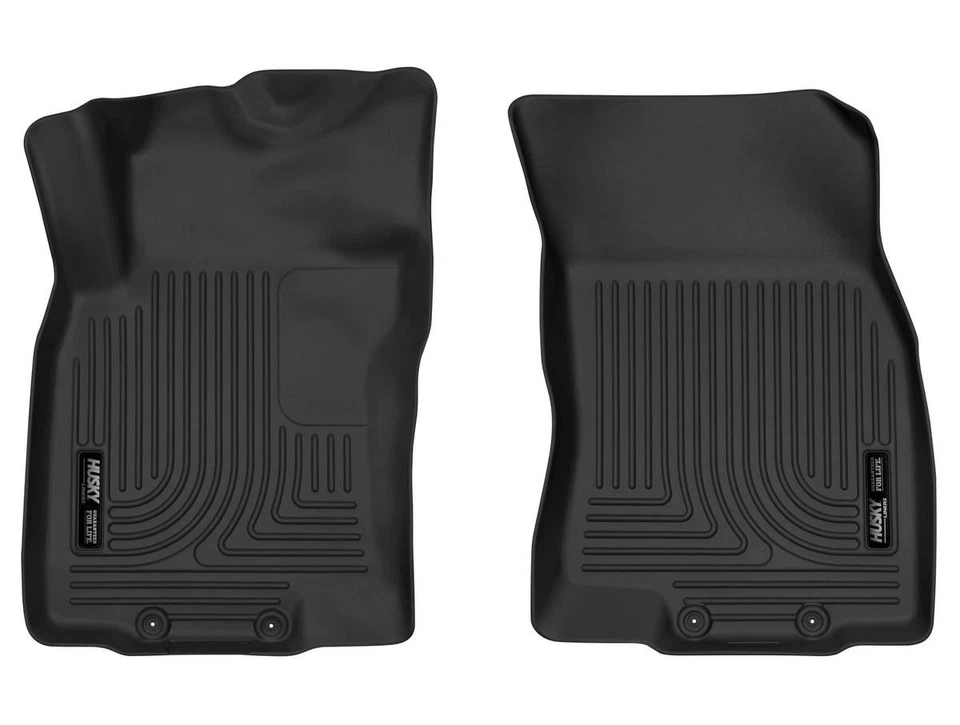 Husky X-Act Contour Mat Fits 14-20 Rogue/14-15 X-Trail w/w/o 3rd Row Frnt 2p Blk Foto 1 de 4