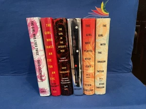 Lot of 6 - THE GIRL Series by Steig Larsson,  Hardback - Picture 1 of 10