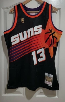 Футболка универсального игрока Phoenix Suns Стива Нэша Mitchell & Ness NBA HWC подлинная новая - Изображение 1 из 4