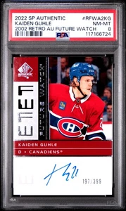 Kaiden Guhle Retro Future Watch /399 PSA 8 Canadiens  - Picture 1 of 2