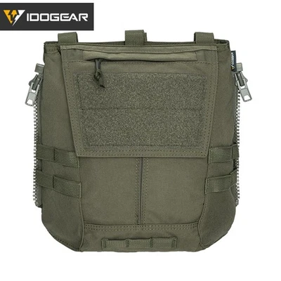 IDOGEAR Tactical Zip-on Panel Pouch Backpack Carrier Bag for CPC AVS JPC2.0 Army - Image 1 of 4