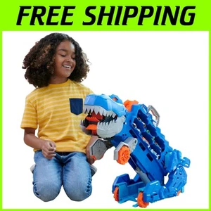 Ultimate T-Rex Transporter - Transforming Toy Car Track Set with Sounds & Lights - Picture 1 of 10