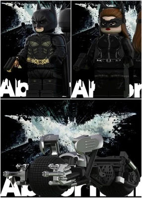 Minifigura personalizada lego anormal ab minifigura batman + juego mujer gato + gafas Foto 1 de 4