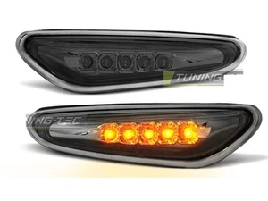 Os repetidores laterais for BMW Série 3 E46 01-05 Smoke LED Frete Grátis AU KBBM - Picture 1 of 10