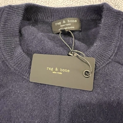 NWT Rag & Bone Cashmere Sweater Peter Size Medium $465 - Image 1 of 4