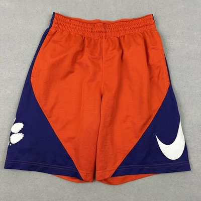 Clemson Tigers Shorts Men Medium Orange Nike Dri Fit Big Swoosh Basketball M - Image 1 of 4
