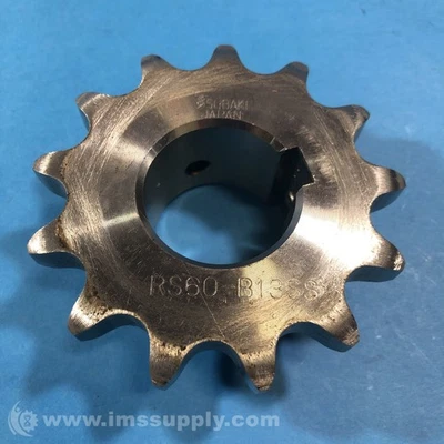 Piñón de cadena de rodillos Tsubaki RS60-B13SS NUEVO EN PAQUETE Foto 1 de 4