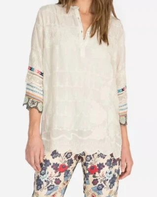 Blusa túnica Johnny Was Top nueva con etiquetas XS Foto 1 de 4
