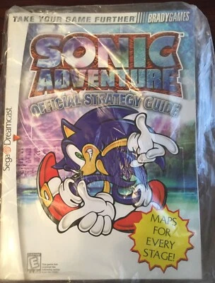 Sega Dreamcast Sonic Adventure Official Strategy Players Guide Brand New! - Image 1 of 4