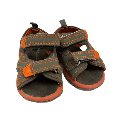 Koala Kids Sandals Toddler Boy Size 3 Brown Orange ￼Hook & Loop - Image 1 of 3