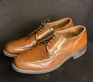 Leather Stafford Brown Biltrite Dress Shoes Mens 10 D - Picture 1 of 9