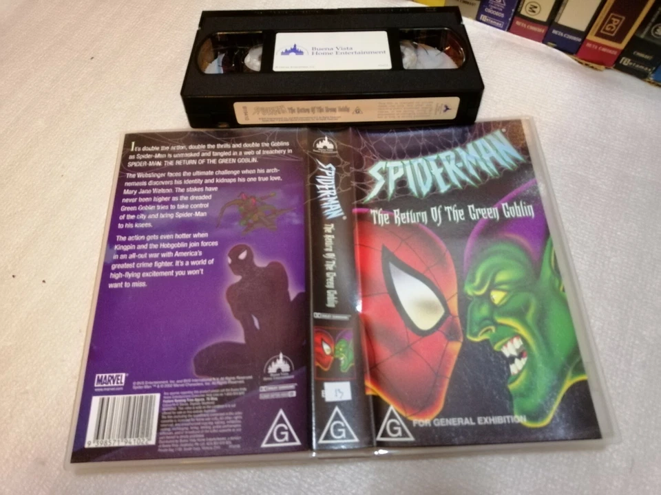 SPIDERMAN THE RETURN OF THE GREEN GOBLIN - Australian Roadshow Issue VHS CARTOON - Image 1 of 1