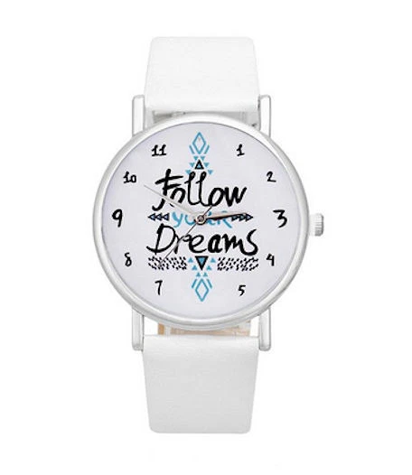 HORSE & WESTERN JEWELLERY JEWELRY FOLLOW YOUR DREAMS AZTEC PATTERN WATCH WHITE - image 1 of 1