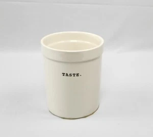 Rae Dunn SNACK TASTE YUM Ceramic Canister Set - Artisan Collection By Magenta - Picture 1 of 2