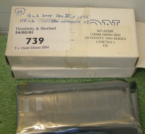 Vintage IBM Netfinity 5000 Series Memory 168pin DIMM 128MB- Gold Plated Contacts - Picture 1 of 1