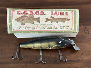 VTG Creek Chub No. 2300 Husky 6" Body Bass Musky Pikie Fishing Lure Original Box