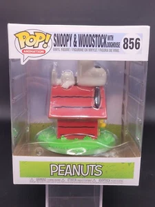Funko POP! Animazione Peanuts Snoopy & Woodstock con Cuccia per Cani #856, Nuovo - Foto 1 di 5