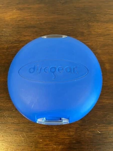 DiscGear Discus 20 Disc (CD DVD)Holder Hard Shell Blue 2 Side Storage Carry Case - Picture 1 of 2