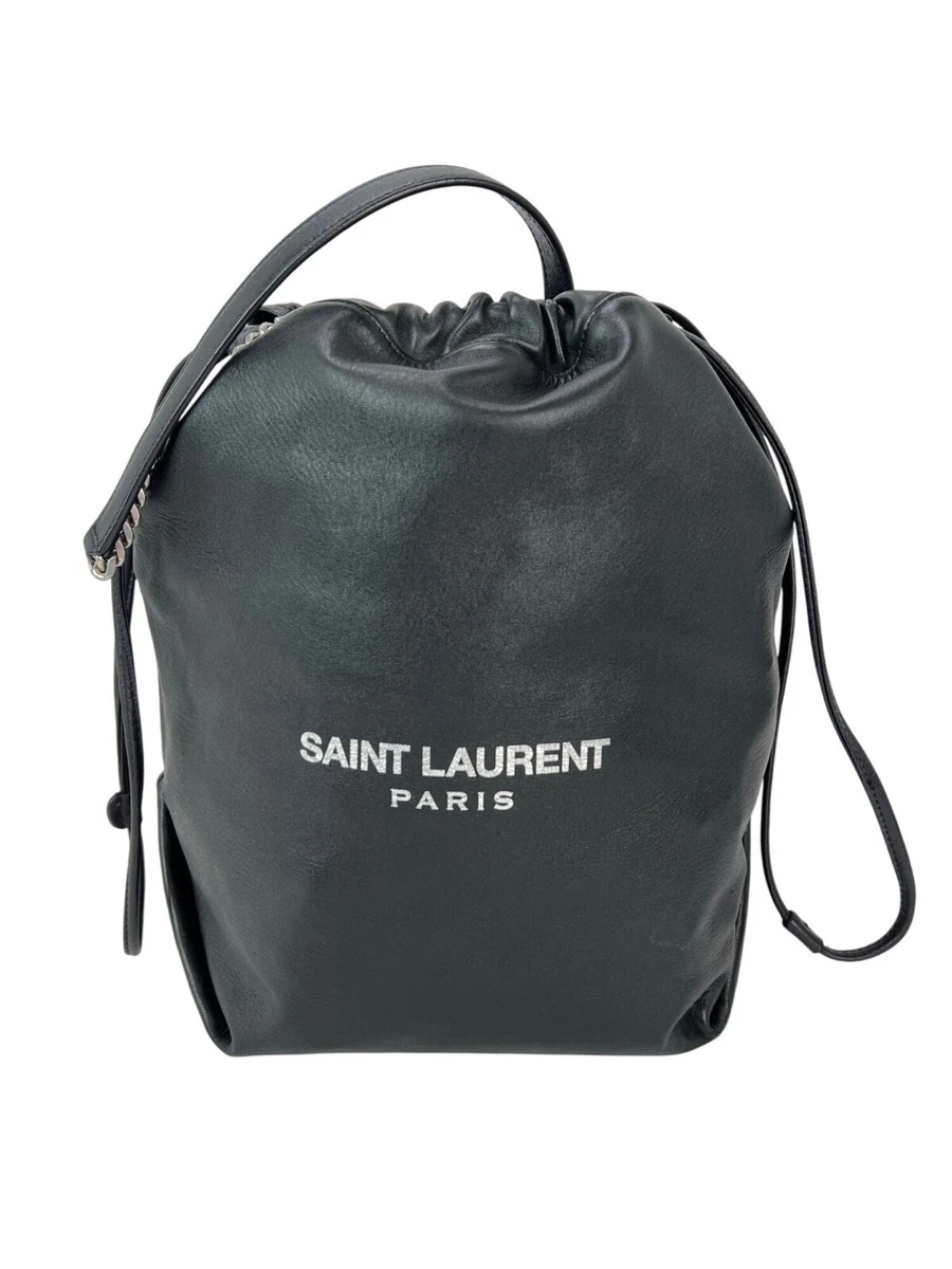 美品✩︎SAINT LAURENT フリンジ バック　フェスティバル Yves Saint Laurent Black Leather Festival Fringe Backpack | eBay