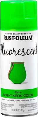 Rust-Oleum 1932830 Specialty, Fluorescent, Spray Paint 11 Ounce Green